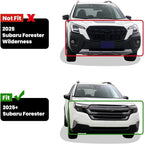 3W Floor Mats Custom Fit for Subaru Forester 2025 2026 (Not Fit Hybrid & 2025 Wilderness), TPE All Weather Floor Liner for Forester 1st & 2nd Row Full Set Car Mats Forester Accessories