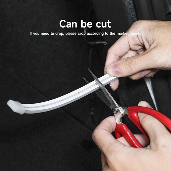 Trunk LED Light Strip for Tesla Model 3 Highland 23-25 Rear Trunk Cargo Light Interior Decoration Lights for Tesla Model 3 Refresh Easy Installation Trunk Accessories Ambient Lights (Red)