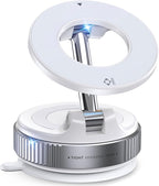 Magnetic Suction Cup Phone Mount for Magsafe, 360° Adjustable Magnetic Car Phone Holder, Pocket Size Foldable Car Mount, Phone Holders for Your Car for iPhone 17 16 15 14 13 12 Series,White