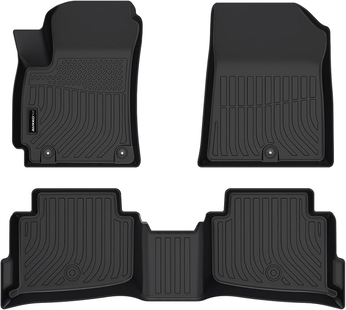 Auxko All Weather Floor Mats for Kia Seltos 2024 2025 2026 TPE Liners All Season Accessories Guard Odorless Anti-Slip Floor Liners for Kia Seltos 2024 2025 2026