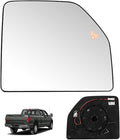 Compatible with Ford F150 2015-2020, F250 2017-2022, F350 2017-2019, Passenger Right Side Mirror Glass, Heated Blind Spot Lens Mirror with Backing Plate
