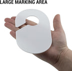 20 Pack Clothing Rack Size Dividers Blank Closet Separators for Clothes Baby Closet Size Divider Hooks Wardrobe Large Hangers
