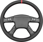 MEWANT Steering Wheel Cover for Chevy Silverado 1500/2500 / 3500 2003-2006 / Silverado 1500 2500HD 3500 Classic/Trailblazer Hand-Stitched Microfiber Leather Steering Wheel Wrap