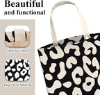 Car Trash Can, Cute Car Trash Bag, Hanging Car Organizer and Storage Bag, Trash Bin for Car Accessories, Vehicle, Travelling, Camping Black White Leopard