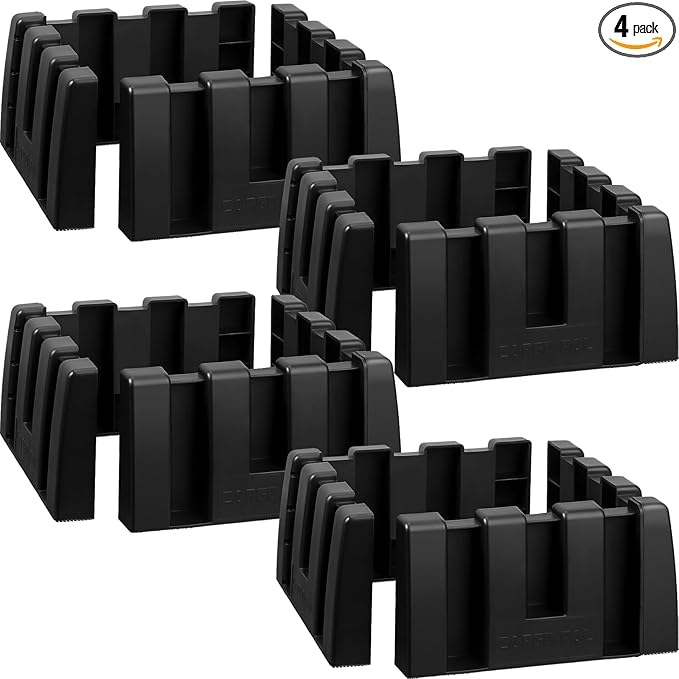 4 Pack Car Trunk Organizer Blocks for Back of SUV Multipurpose Car Storage Organizer Blocks Trunk Divider Available to Wool