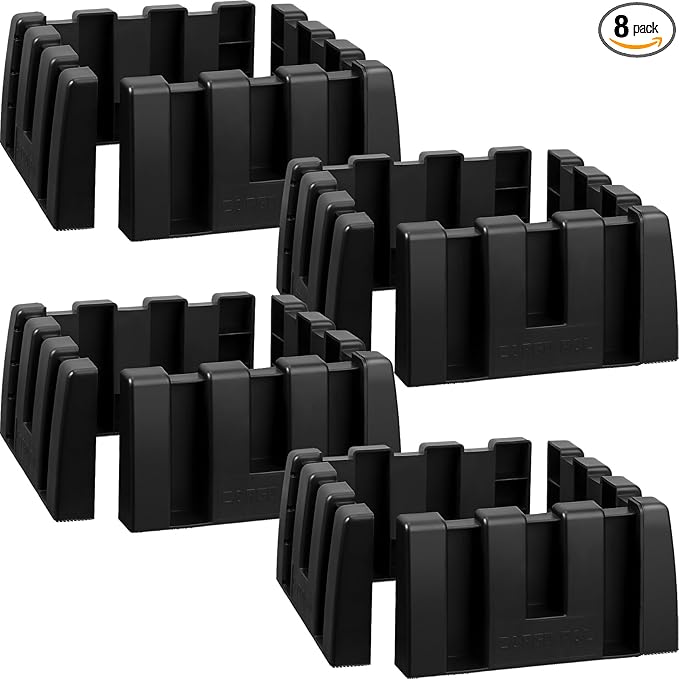8 Pack Car Trunk Organizer Blocks for Back of SUV Multipurpose Car Storage Organizer Blocks Trunk Divider Available to Wool