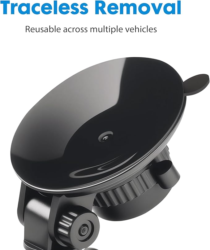 Universal Suction Cup Mount for Garmin Dash Cam Mount,Small Reusable Adjustable Angle Windshield Ball Mount for Garmin Mini2, Fit Dashcam 45/47/55/57/65W/67W/Mini 3/X110/X310/Live,etc