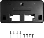 Front License Plate Frame Compatible with GMC Sierra 2500 HD 3500 HD 2024 2025 2026, Bumper License Frame Holder Mounting Bra