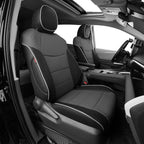 EKR Sienna Seat Covers for 2021-2026 Toyota Sienna XLE,XSE,Limited,Platinum,7 Seats,2nd Row Captain Chairs W/NO Legrest,Seat 