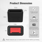 Morlike Silicone Buckle Holder Booster (Black, 1 Pack)