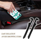 Car Seat Gap Filler 2 Pack - One Second Embedded Car Seat Crack Gap Filler for Holding Water Cup/Phone/Key - Car Inserts Between Seats
