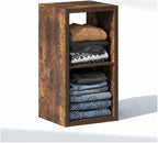Furinno Cubic Closet Organizers and Storage, 2-Cube Closet Organizer, Open Shelf Closet Storage, Extra Thick Frame for Wardro