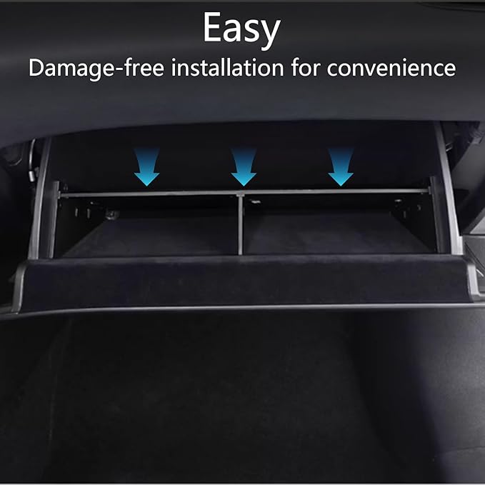 Center Console Glove Compartment Storage Divider for 2022-2025 NX&2023-2025 RX,ABS Glove Box Organizer Compatible with NX RX Accessories,Center Console Organizer for RX NX