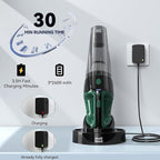 Minthouz Handheld Vacuum Cordless, Strong Suction Car Vacuum Cleaner with LED Light, Long Runtime Hand Vacuum Cordless Rechar