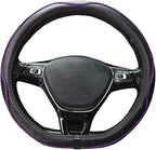 Mayco Bell Flat Bottom Steering Wheel Cover Anti-Slip,Safety,Soft,Breathable,Durable,Full Surround,Comfortable Grip Microfibe