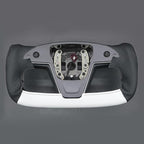MEWANT Hand Stitched Tesla Model S Yoke Steering Wheel Cover Wrap for Tesla Model S 2021-2023 / Model X 2021-2023 Tesla Yoke Steering Wheel Accessories