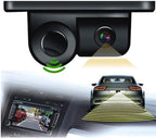 PolarLander Car Rear View Camera 2In1 Design Camera Parking Sensor Kit Auto Reversing Rearview Backup Parking Radar 170 Degre