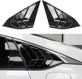 YINGTUU YINGTUU for Honda Accord Accessories 10th Gen 2018 2019 2020 2021 2022 Rear Window Louvers Blinds Trim-Glossy Black
