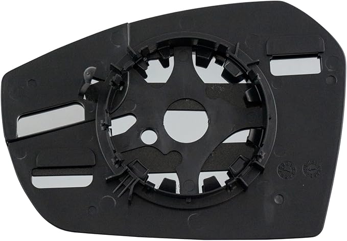 TRQ Passenger Side Right Mirror Glass Convex with Backing Plate Compatible with 2017-2018 Ford Escape FO1325172 GJ5Z17K707A