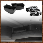 Muslogy Front Door Handle Inserts Box Interior Storage Organizer Compatible with 2024 2025 2026 Toyota Tacoma&2025+ 4Runner Accessories Door Grab Handle Pocket Side Armrest Phone Pocket Organizer 2PCS