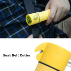 Multi-fuction Car Hammer Car Emergency Window Breaker and Seatbelt Cutter Car Escape Tool with Flashlight and Beacow Light