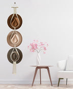 2 Pieces Hat Racks Hat Hangers for Wall, Bohemian Hat Organizer for Wall Hanging Hat Display, Hand Weaving Boho Hat Rack Deco