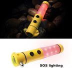 Multi-fuction Car Hammer Car Emergency Window Breaker and Seatbelt Cutter Car Escape Tool with Flashlight and Beacow Light
