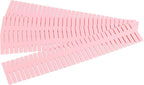 ZOENHOU 60 PCS DIY Drawer Divider Organizers, Pink Grid Drawer Dividers, Adjustable Premium Plastic Organizers for Makeup Dra