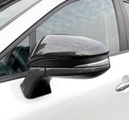 Car Accessories Fit for Toyota VENZA 2021 2022 2023 2024 Car Door Side Rearview Mirror Cover Trim (Carbon Fiber Style) 2PCS ABS