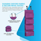 YNR Over Door Storage with 4 Pockets Strong and Durable, Hanging Wardrobe Storage Organiser Practical and Spacious, Hanging S