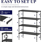 Kitsure Shoe Rack - Non-Woven Shoe Rack Shelf, Shoe Organizer for Closet, Entryway, Garage & Corridor, Stackable Shoe Shelves