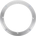 uxcell Aluminium Lazy Susan Turntable Bearing, 10 inch Round Rotating Bearing Turntable Base for Kitchen Dining Table（Base On