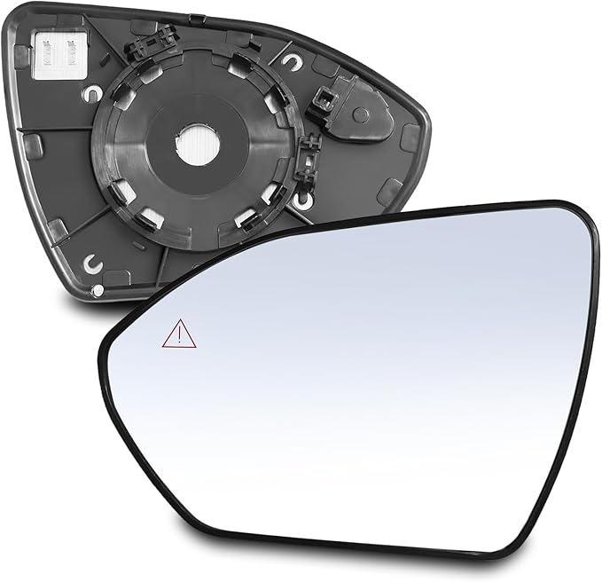 Driver Left Side Mirror Glass - Compatible with Hyundai Vehicles - 2022-2024 Tucson, 2022-2024 Santa Cruz, with Heated/Blind Spot Detection, Not Built in USA, Replace# 87611N9010