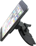 Car Mount CD Slot Magnetic Compatible with Samsung Galaxy S24 FE, Holder Swivel Dock Strong Grip CD Player Slot