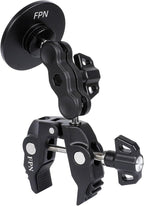 All-Metal Magnetic Phone Holder for Magsafe, Magnet Phone Mount with Super Clamp for Spin Bike/Microphone Stand/Cart/Railing/Handlebar/Dia 0.4-2" Rod, Compatible with iPhone 16 15 14 13 12 Series