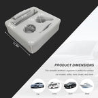 Sun Walker Back Seat Cup Holder for Car, Waterproof Rear Seat Organizer Expander Tray to Store Phone Drink Snack, Universal L