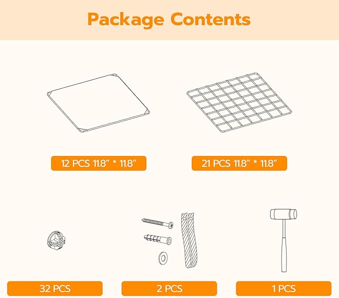 HOOBRO Wire Cube Storage Organizer, 9-Cube Shelves, Modular Shelves with Metal Grid, DIY Closet Cabinet for Living Room, Bedr