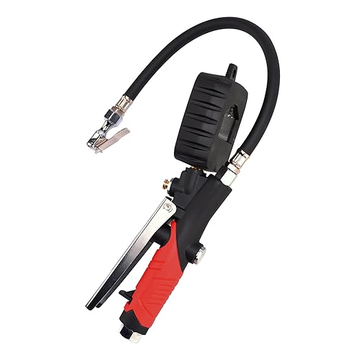 AEROPRO Tools Digital Tire Inflator with Pressure Gauge, 203 PSI Air Chuck and Compressor Accessories Heavy Duty with Rubber Hose and Quick Connect Coupler with Display Resolution