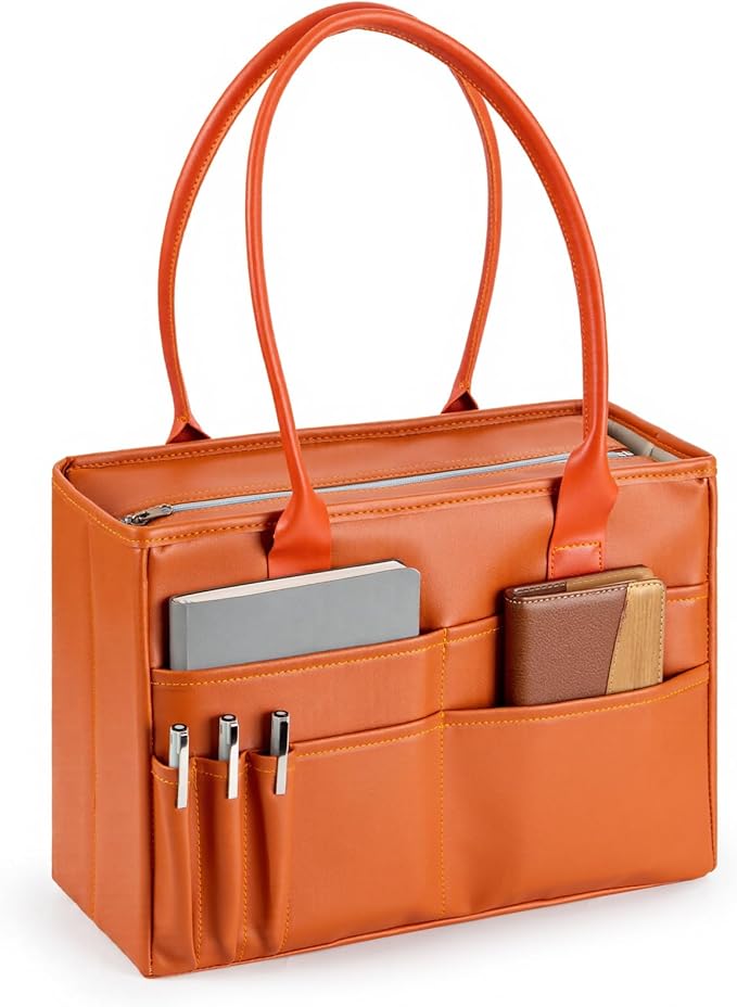 File Tote Bag, Portable File Organizer Box Hanging Filing Box Desktop File Folder Document Storage Organizer with Pockets and