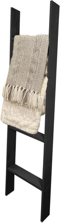 BARNWOODUSA Throw Blanket Ladder – Fully Assembled Reclaimed Wood – Rustic Decorative Ladder for Towels, Quilts, & More – Per