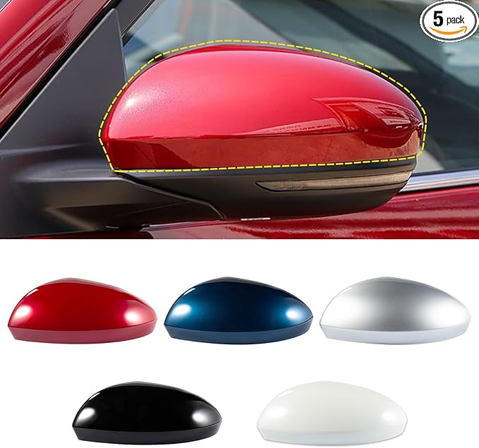 Car Door Side Rearview Mirror Cover Compatible With Nissan Altima 2019 2020 2021 2022 Housing Rearview Mirror Protective Cover Red Right Side