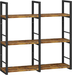 31.5 Inch Floating Shelves, 6 Tier Wood Shelves for Wall, Heavy Duty Wide Wall Mount Shelves for Living Room Bedroom Kitchen 