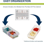 Akro-Mils 64-Drawer Plastic Drawer Storage Cabinet for Garage Organization, Bead Organizer, Building Bricks Storage, Teacher 
