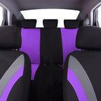 CAR PASS Line Rider Sporty Cloth Universal Fit Car Seat Cover -100% Breathable with 5mm Composite Sponge Inside,Airbag Compat