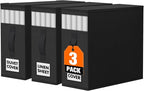WOWBOX Sheet Organizers and Storage,Closet Bed Sheet Organizer Under Bed Storage and Organization with Label Cards & Clear Wi