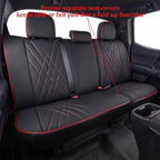 EKR Custom Fit Tacoma Car Seat Covers for Select Toyota Tacoma 2016 2017 2018 2019 2020 2021 2022 2023 Double Cab/Crew Cab - 