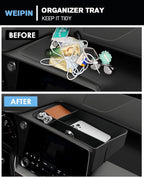 for 3PCS Double Layer Center Console Armrest Organizer&Screen Organizer Tray ABS Materials Compatible with 2024-2026 L EXUS TX350/TX350h/TX450h+/TX500h