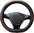 Mayco Bell Flat Bottom Steering Wheel Cover Anti-Slip,Safety,Soft,Breathable,Durable,Full Surround,Comfortable Grip Microfibe
