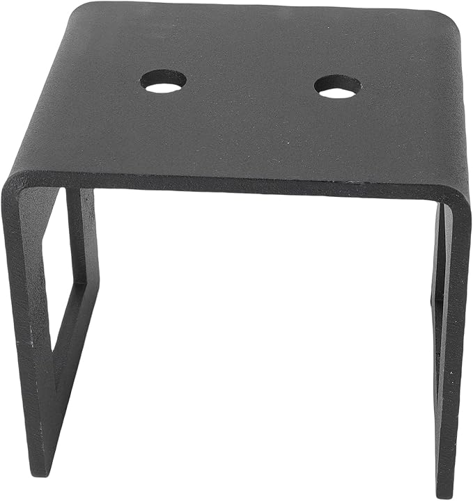 Trailer Hitch Storage Bracket, Heavy Duty 2in Hitch Holder with Extended Rivets for Secure Mounting, for 2in Ball Mount Hitches Truck Bed Garage Wall RV Storage