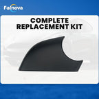 Right Rearview Mirror Cover Bracket, Compatible with Tesla Model 3 2017-2024, Side Mirror Base Cover Replacement Part, Suitable for Tesla Model 3 Accessories（Black）